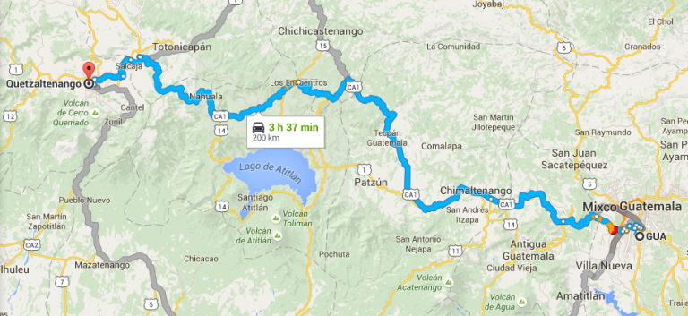 Reis van Guatemala-stad naar Quetzaltenango (Xela)