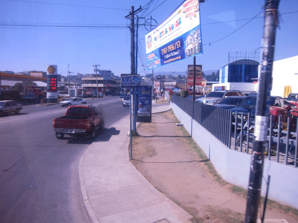 Het begin van Quetzaltenango (Xela)